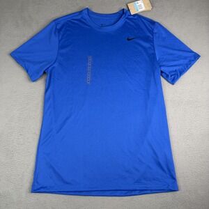 Nike Shirt Mens Medium Blue Dri-FIT The Nike Tee Athletic Training DX0989-480